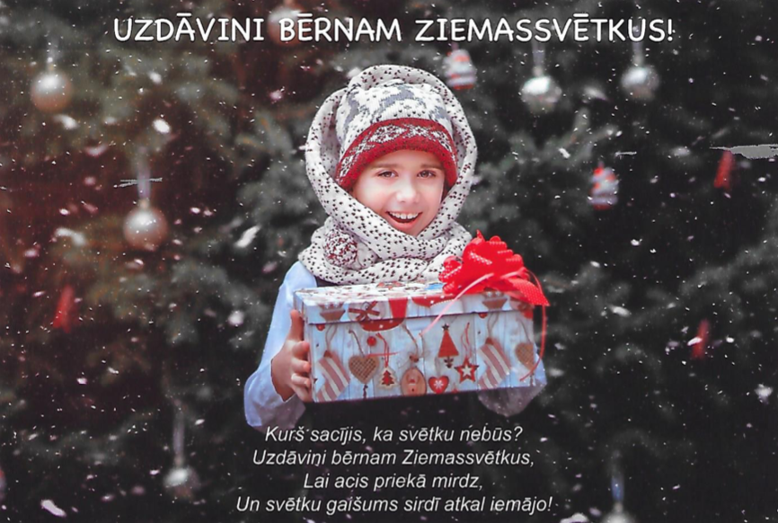 Latvijā startējusi akcija “Uzdāvini bērnam Ziemassvētkus!”